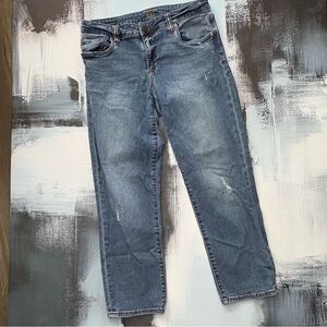 Kut From The Kloth Crop Skinny Boyfriend Jeans Women’s Size 8 Light Wash